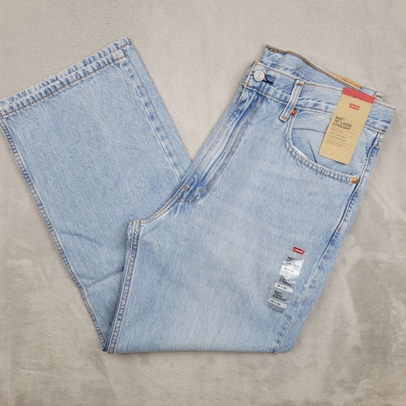 Levis 565 Jeans Men 36x30 Loose Straight Denim Pants Modern Classic A72210010 - Picture 1 of 9